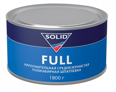 Шпатлевка SOLID FULL среднезернистая 1,8кг фото в интернет магазине Новакрас.ру